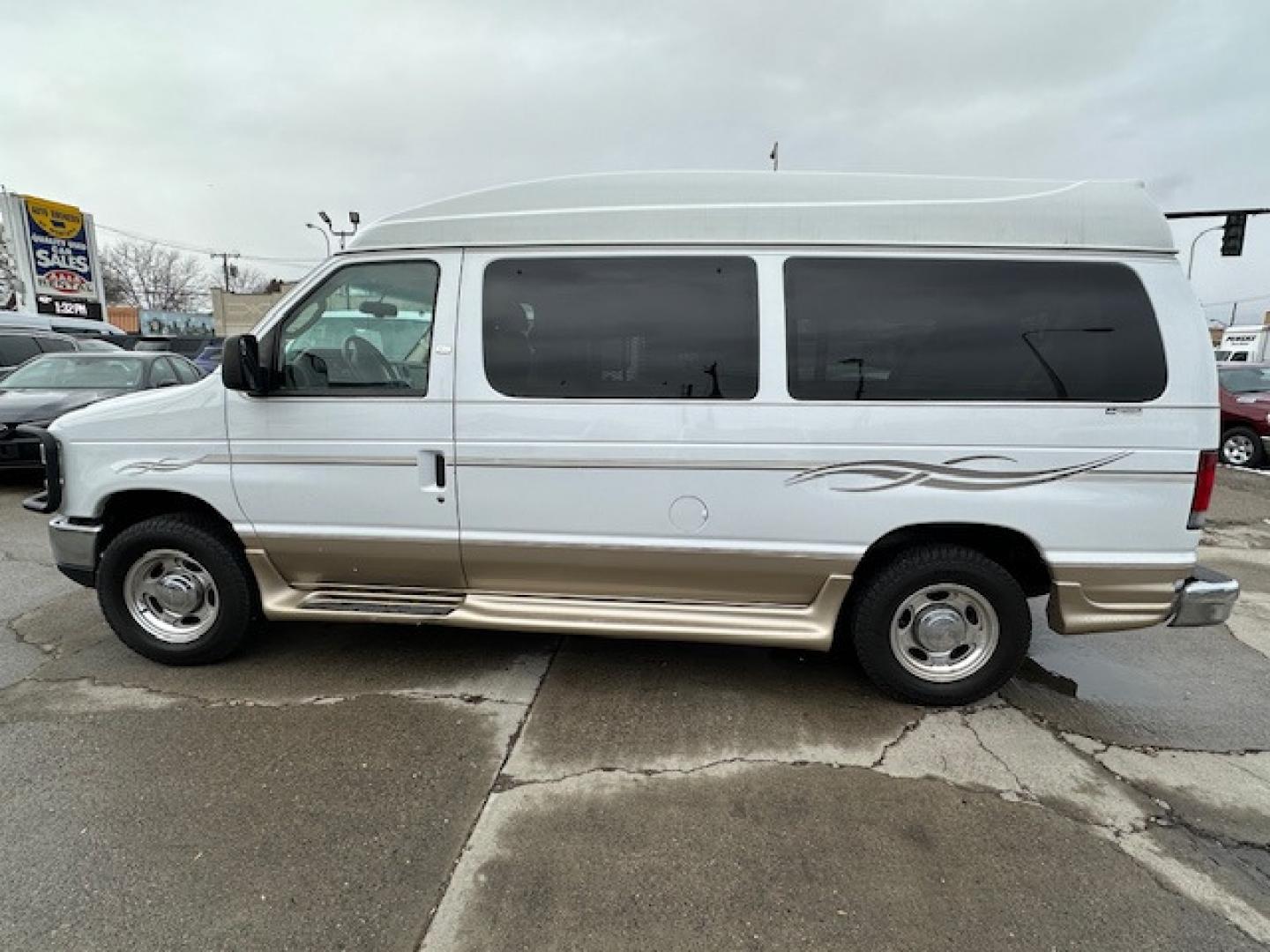 2017 White Ford E Series Van Tuscany Conversion with an 5.4 V8 engine, Automatic transmission, located at 3200 1st Avenue North, Billings, MT, 59101, (406) 245-9055, 45.779270, -108.510742 - Low Mileage, Handicap Accessible Custom Hi-Roof Van. Passenger Side Power Lift with Cargo Doors, 5.4 V8, Running Boards, Designed By Mobility Of Denver and Only 81,000 Miles. CarFax Dealer. Auto Brokers of Montana/AA&A Auto Rental/Fox Car Rental Billings - Photo#10